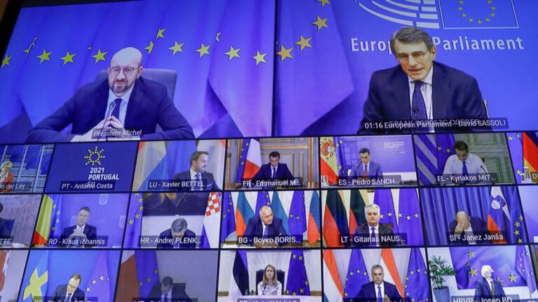 EU leaders debate ways to step up vaccination