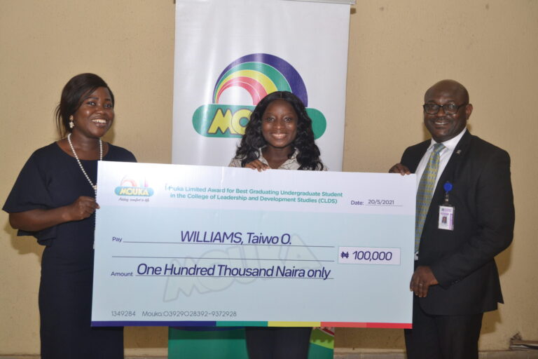 Covenant University best graduating students gets rewards from Mouka
