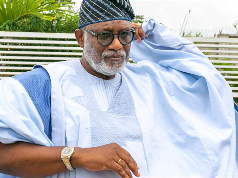 JUST IN: Ailing Ondo Governor, Rotimi Akeredolu, Dies in Germany