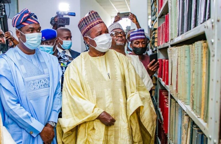 Sanwo-Olu commends Arewa house library for relevance in documentation, research