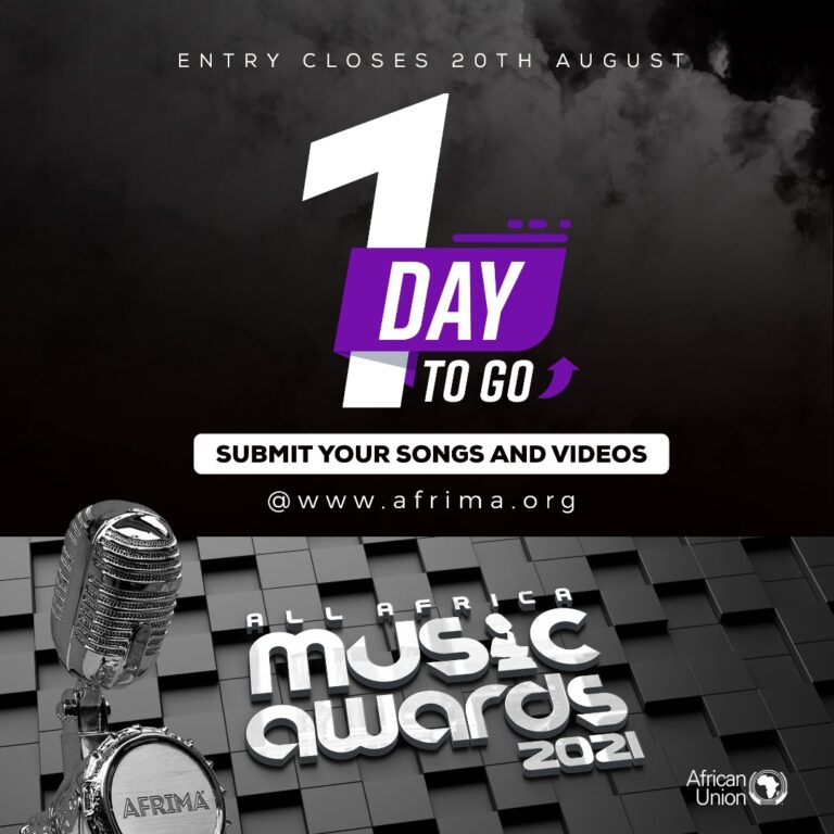 AFRIMA2021: 1 Day left to submit your songs & videos