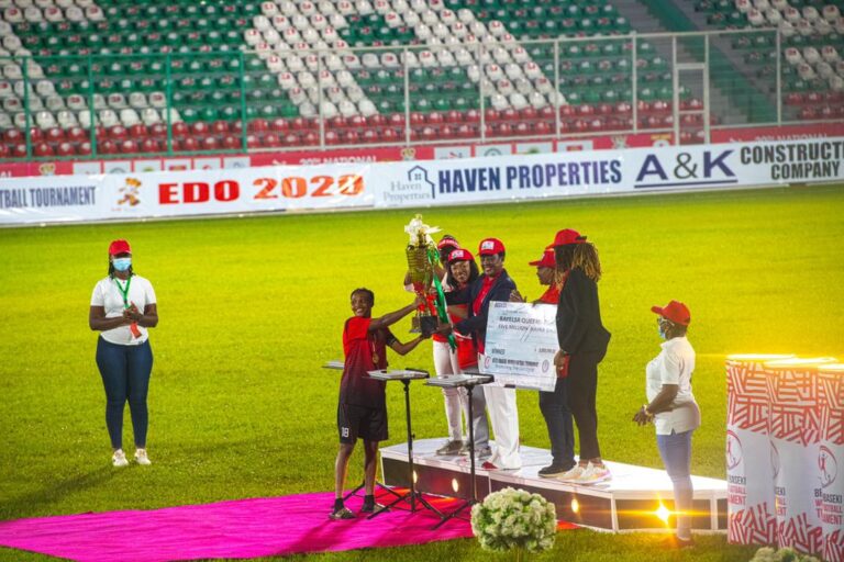 Betsy Obaseki assures of better opportunities for girl-child as Bayelsa Queens wins maiden BOWFT