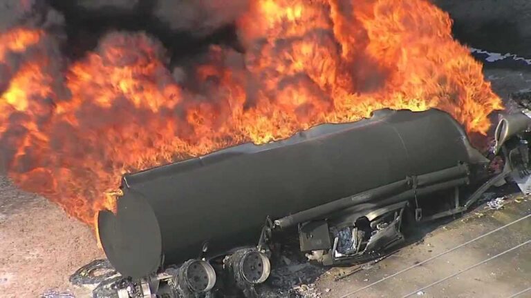 FIVE BURNT TO DEATH IN OGUN TANKER EXPLOSION