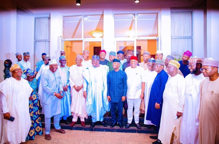 Tinubu’s Wife Absent As Osinbajo Woos APC Senators