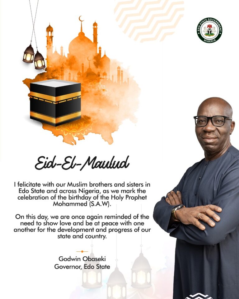 Eid-el-Fitr: Obaseki felicitates with Muslim faithful, urges love, tolerance