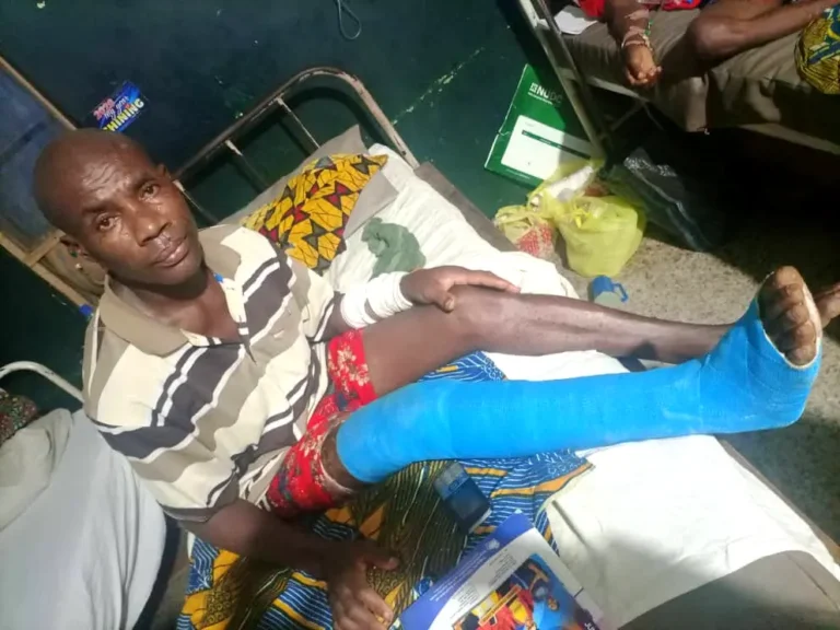 Accident victim cries out over unpaid Hospital bill, pleads to Nigerians for urgent intervention
