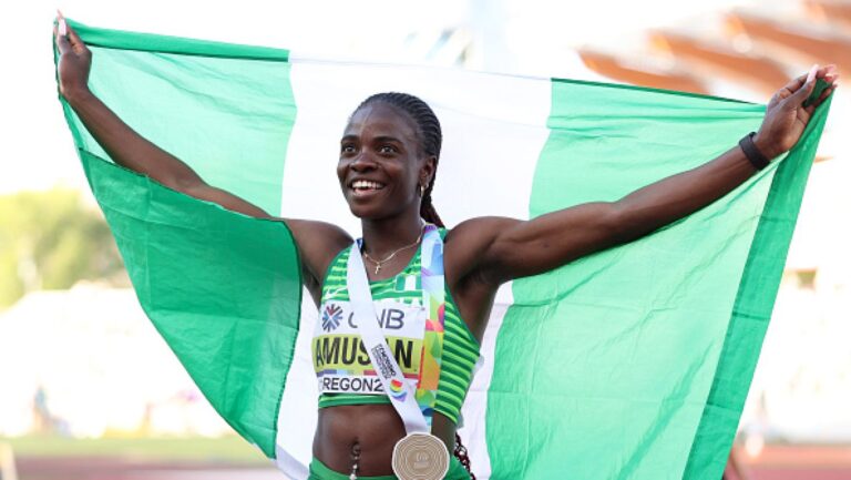 World Record Holder Amusan Sets New Record, Bags Gold At Commonwealth 