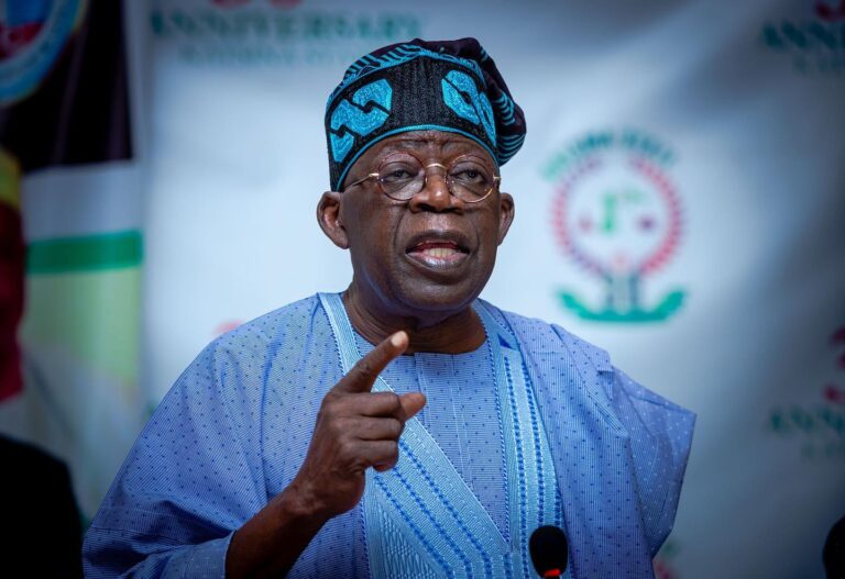 ‘I wonder why they still exist’, Tinubu sneers at the PDP over the internal conflict
