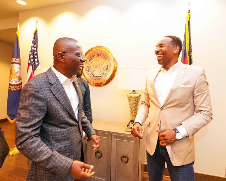 Gov. Babajide Sanwo-Olu met with Mayor of Atlanta, Mr Andre Dickens