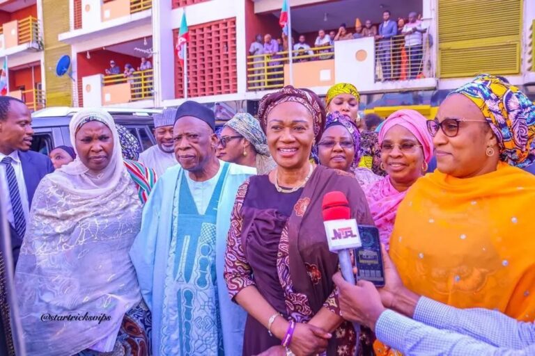 Images as Remi Tinubu, Shettima’s wife visit APC national headquarters