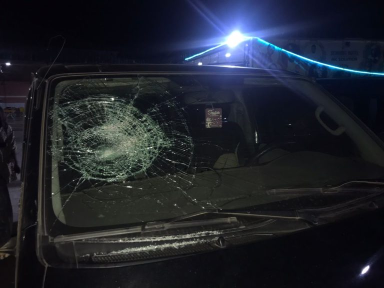 BREAKING: Jandor escapes death, as campaign train attacked by APC sponsored thugs outward Badagry