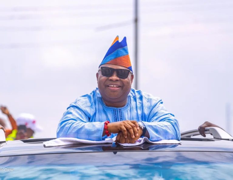 Adeleke, deputy take oath of office