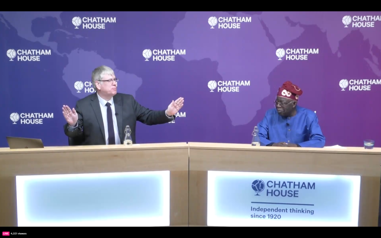 Tinubu Addresses Chatham House