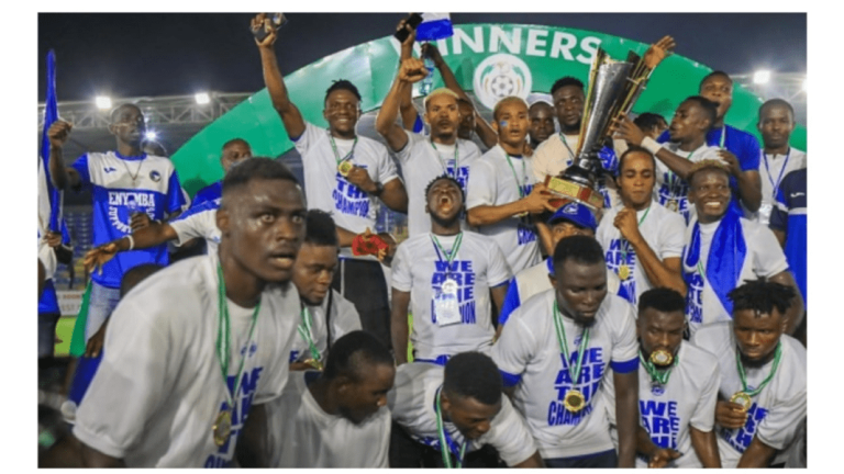 Enyimba receive NPFL Play-offs prize money from GTI