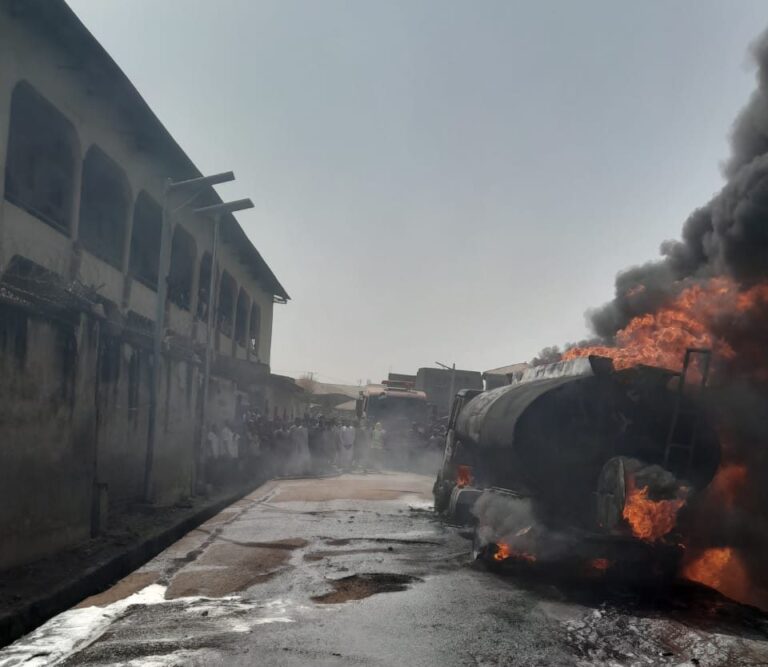 Shops, viewing centre burnt in Kwara tanker explosion