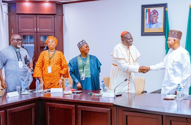 VP Shettima Receives New Board of Nigerian Christian Pilgrim Commission