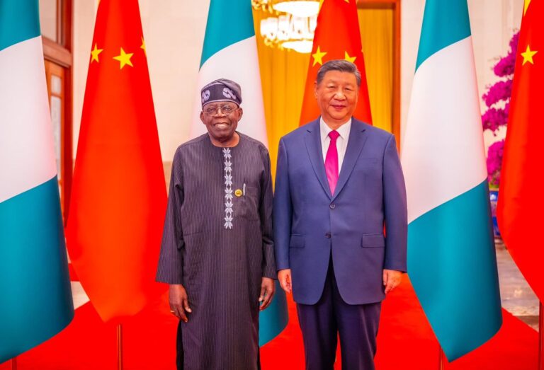 Nigeria, China Strengthen Partnership as Tinubu Meets President Xi Jinping