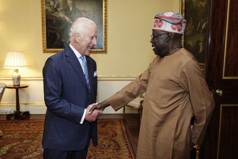 King Charles lll Hosts Tinubu at Bukingham Palace