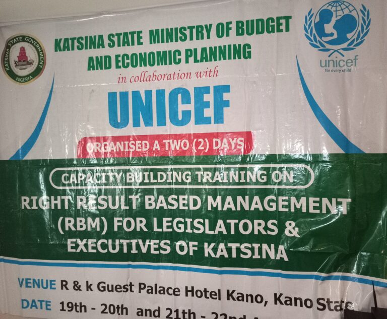 UNICEF, Katsina Gov’t Partner on Enhancing Results-Based Management