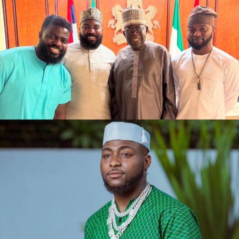Davido led Cubana Chief Priest and others to President Tinubu