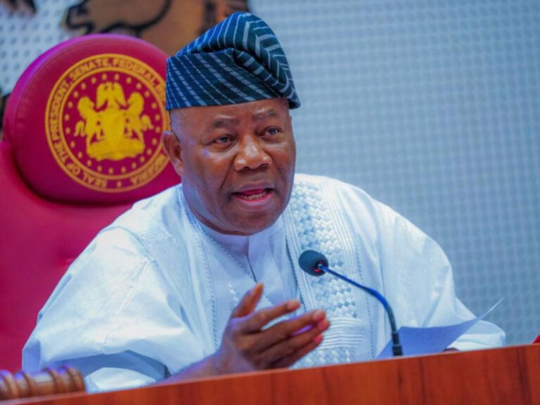 Senate President Akpabio: we were not elected to wear boxing gloves.