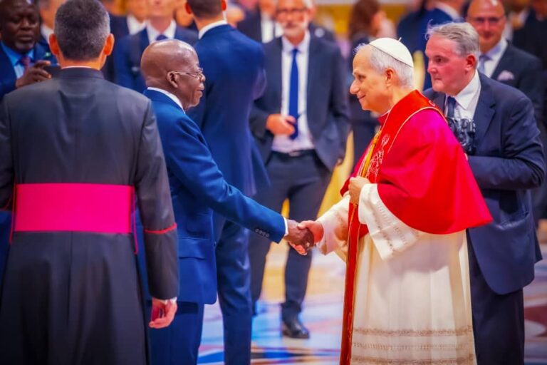 President Tinubu  at the Catholic Bishops meeting, says: “Let’s harness our diversity for the prosperity of the nation.”