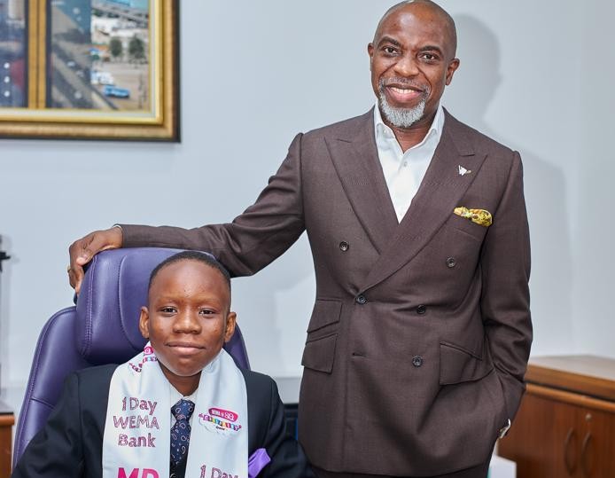 12-Year-Old Leads Wema Bank as One-Day MD/CEO
