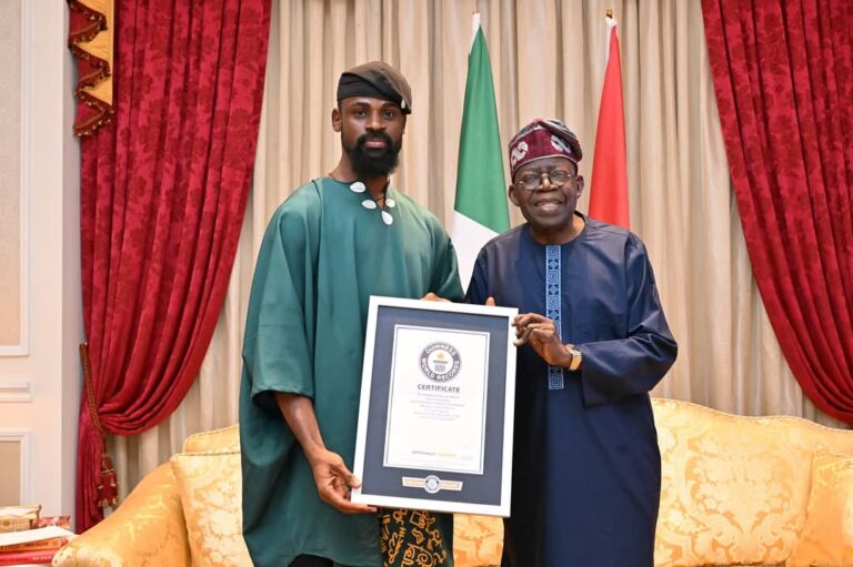 President Tinubu Meets Chess in Slums Founder