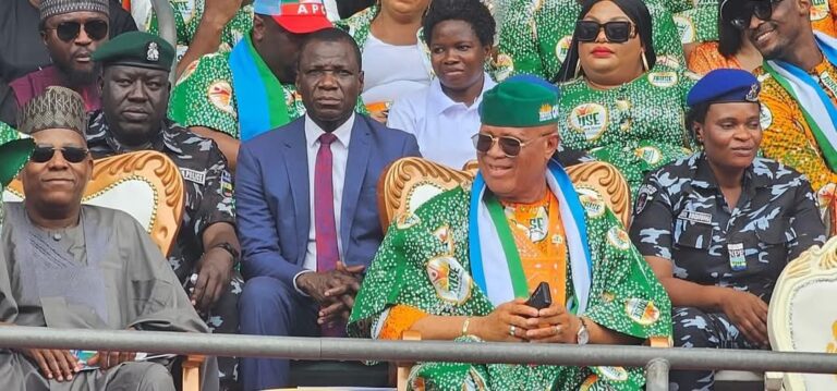 Governor Umo Eno Defects to APC Amid Grand Reception in Akwa Ibom