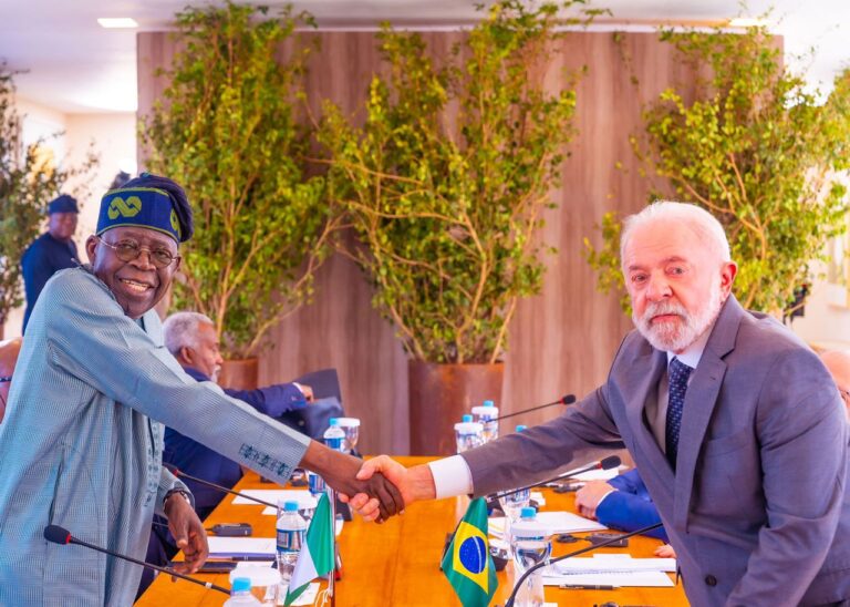 We’re removing all bottlenecks to improve food and agric production in Nigeria,  says President Tinubu to Brazilian leader.
