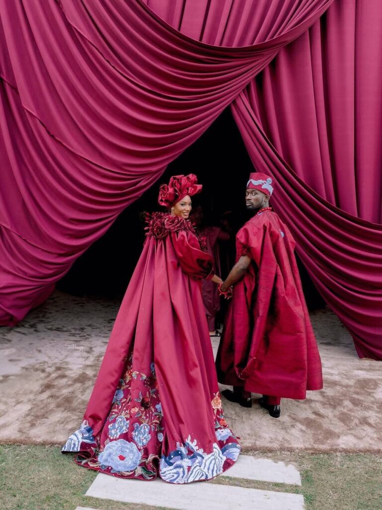 Temi Otedola, Mr Eazi Stun with Wedding Photos