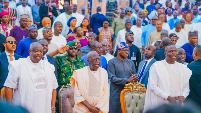 In Jos, President Tinubu assures Northern Christians of fairness as he pays tribute to Lydia Yilwatda, mother of the APC chairman