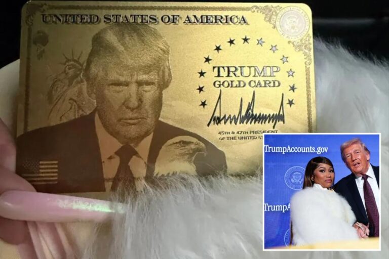 Citizenship: Nicki Minaj flashes Trump Immigration ‘Gold Card’