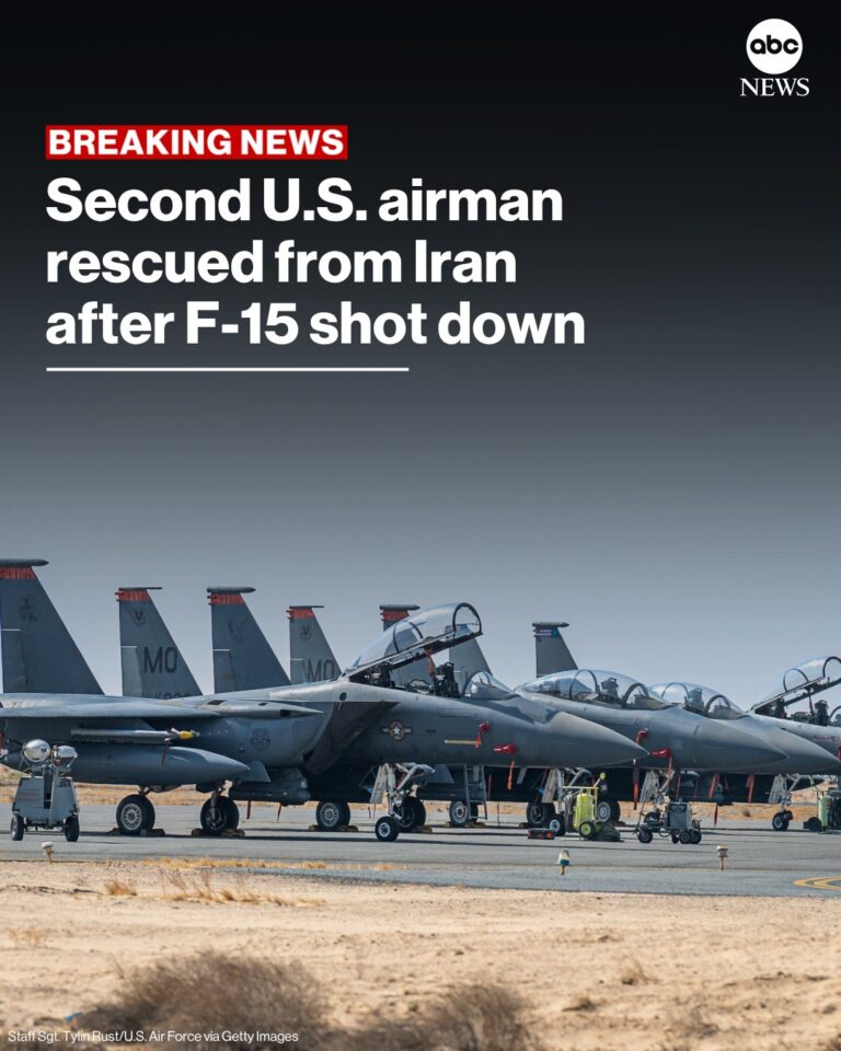Second U.S. Airman Recovered After Fighter Jet Downed in Iran