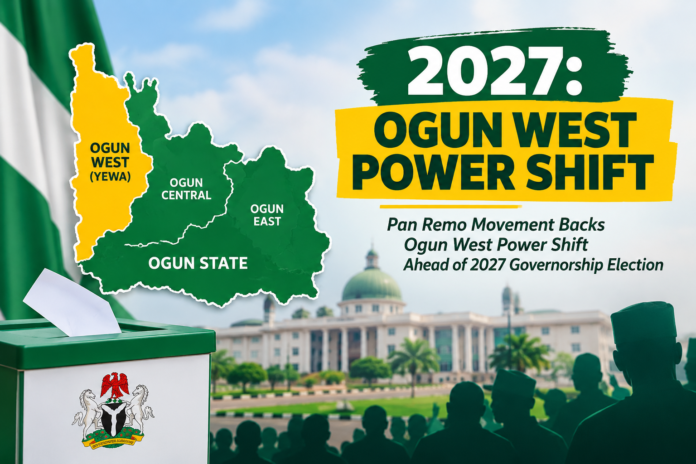 Ogun West Power Shift 2027 Ogun West power shift backed by Pan Remo Movement for 2027