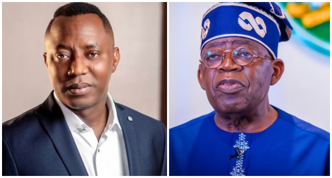 tinubu-sowore AAC sues Tinubu over Shettima power transfer