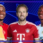 Champions League Matchday 3 results featuring Osimhen and Kane