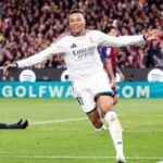 Mbappe celebrates Real Madrid victory