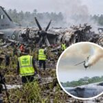 NAF victims recovery operation after aircraft crash