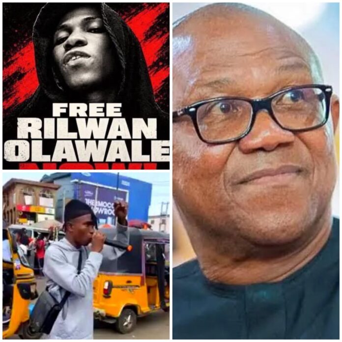 Rilwan Olawale release demand by Peter Obi